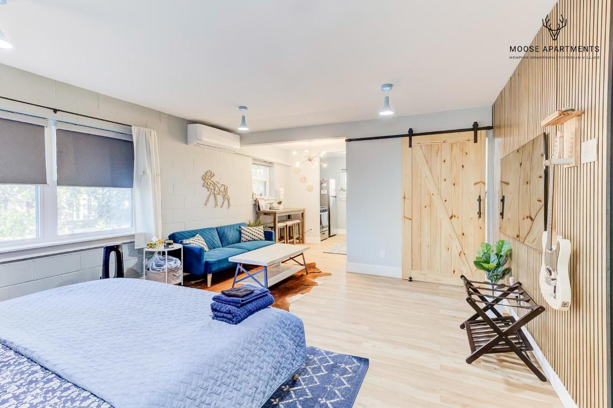 The Moose #7 - Instaworthy Studio With Amazing Views, Free Parking & Heated King Bed Memphis Zewnętrze zdjęcie