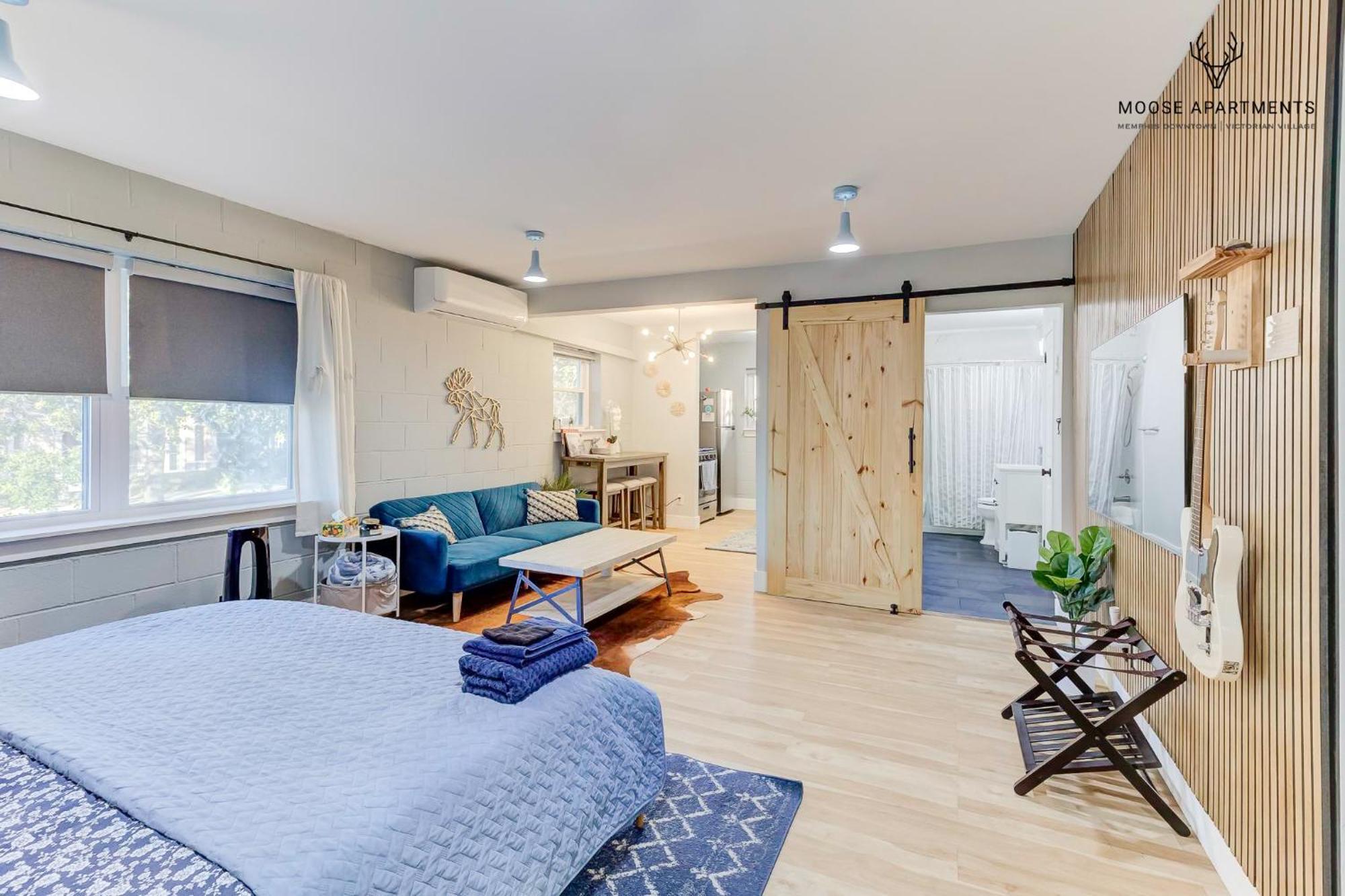 The Moose #7 - Instaworthy Studio With Amazing Views, Free Parking & Heated King Bed Memphis Zewnętrze zdjęcie